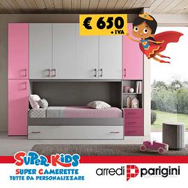 Cameretta a ponte - colori a scelta - PROMOZIONE W