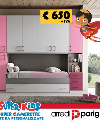 Cameretta a ponte - colori a scelta - PROMOZIONE W