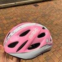 Casco bici rosa bambina Briko