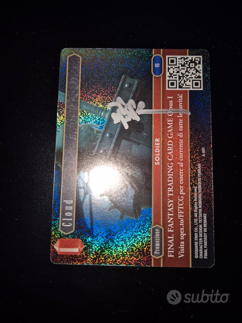 Final Fantasy TCG Cloud A-001 - Collezionismo In vendita a Torino
