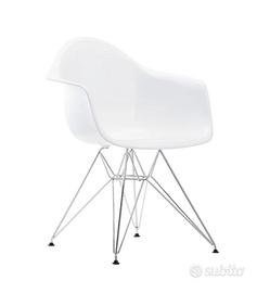 Vitra 4 sedie Eames Plastic Armchair Re DAR