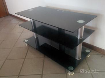 Tavolino in cristallo Porta TV Guarnieri Design