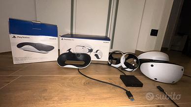 PSVR2+Stazione di ricarica controller+AdattatorePc