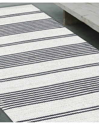 Tappeto pelo corto in cotone, GRIGIO