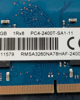 Ram sodimm 8gb ddr4-2400