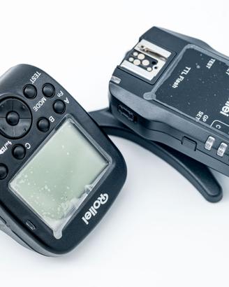 ROLLEI WIRELESS FLASH TRANSMITTER e RECEIVER