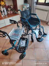 Deambulatore più carozzina