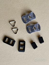 Kit gancetti triangoli per tracolla fotocamera