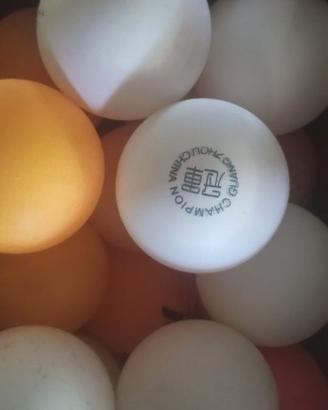 Lotto misto da 25 palline da ping pong 