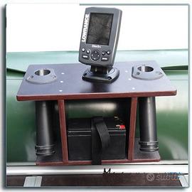 Base Ecoscandaglio x gommoni con Porta Canne