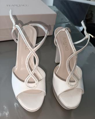 Scarpe sposa Francesco Italy nuove nr 36