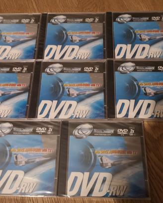 8 DVD riscrivibili RW 2x speed