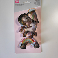 Set di 4 formine per biscotti unicorno acciao