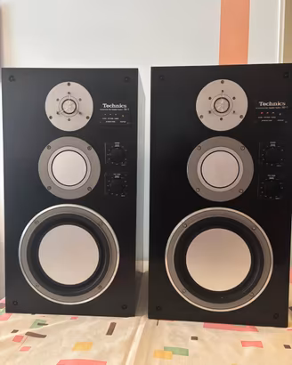 🔊 Casse Technics SB-5 Honeycomb Disc Vintage Hi-F