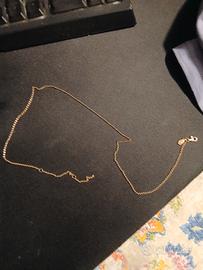 collana oro 750