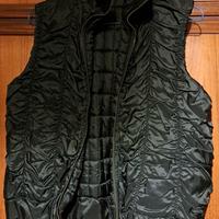 Gilet smanicato imbottito donna nero taglia M