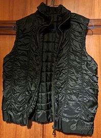 Gilet smanicato imbottito donna nero taglia M
