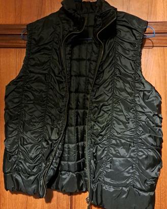 Gilet smanicato imbottito donna nero taglia M