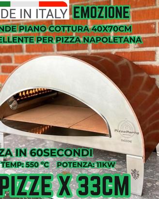 Forno da 2 pizze nuovo portatile