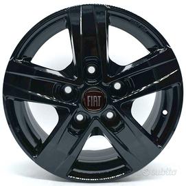 4 Cerchi da 15' in Lega - Mak - Stone 5 Black Edit