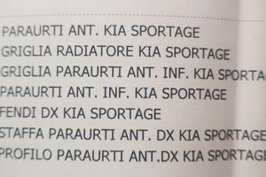  kit completo mascherina frontale  Kia Sportage