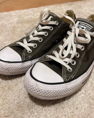 Converse All Star Low Verdi Militari