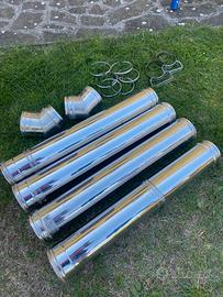 Tubo canna fumaria inox doppia parete