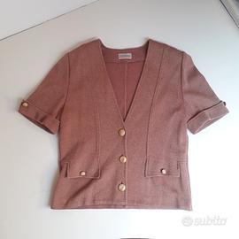 Blazer/cardigan ruggine Devernois veste tg. 44/46