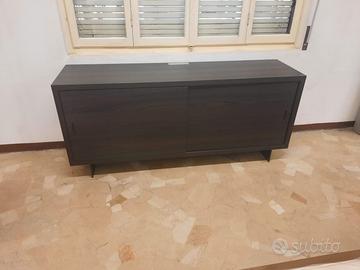 Madia impiallacciata frassino tinto moro