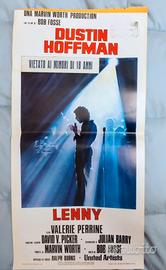 LENNY DUSTIN HOFFMAN locandina 1975 rifilata