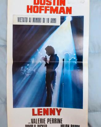 LENNY DUSTIN HOFFMAN locandina 1975 rifilata