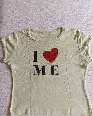 Maglietta “I ❤️ ME” – taglia S