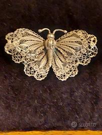 Spilla in filigrana d 'argento