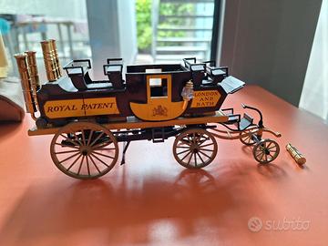 Modellino diligenza a vapore Brumm