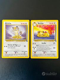 Meowth-Persian Carte Pokemon Jungle