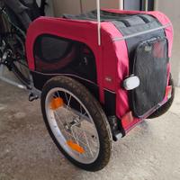 TRAILER TRASPORTO ANIMALI PER BICI