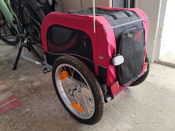 TRAILER TRASPORTO ANIMALI PER BICI