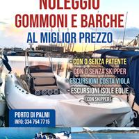 Noleggio barche e gommoni