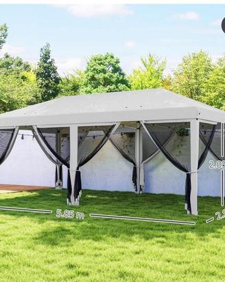 gazebo giardino richiudibile