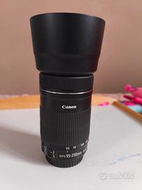 obiettivo Canon 55-250 1:4-5.6 STM