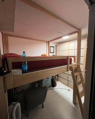 Letto soppalco regolabile in altezza