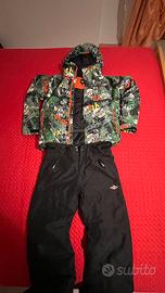 Pantaloni e giacca Bear da snowboard