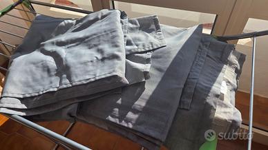 Tenda marchio ikea sottile, 2 teli,+ 2 teli grigio