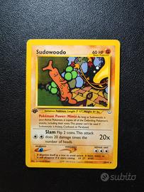 Sodowoodo Prima Edizione - Carte Pokemon Neo Rev