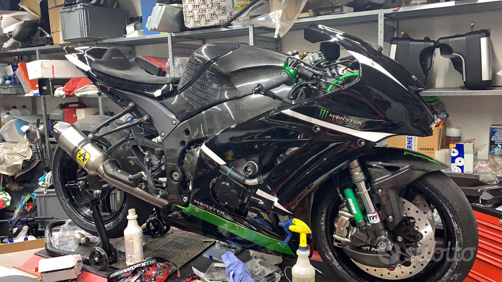 Kawasaki Ninja Moto 600 Pronto Pista Kawasaki Moto Radiata Uso