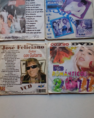 24 DVD masterizzati salsa, merengue, cumbia reggae