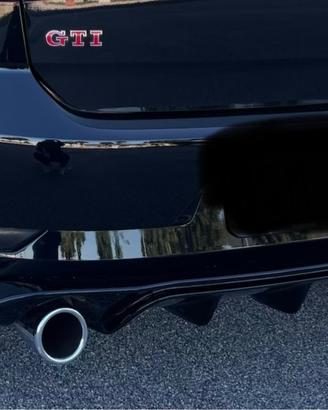 Diffusore Posteriore Golf 7.5 GTI /TCR Nero Lucido