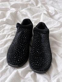 SCARPE DONNA NERE CON STRASS