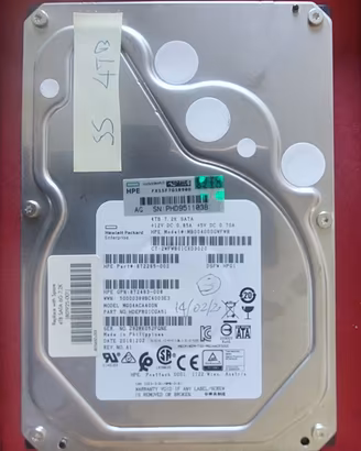 HDD 3.5” HP Enterprise 4TB  7200 rpm   