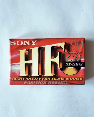 Cassetta audio Sony HF 90 min